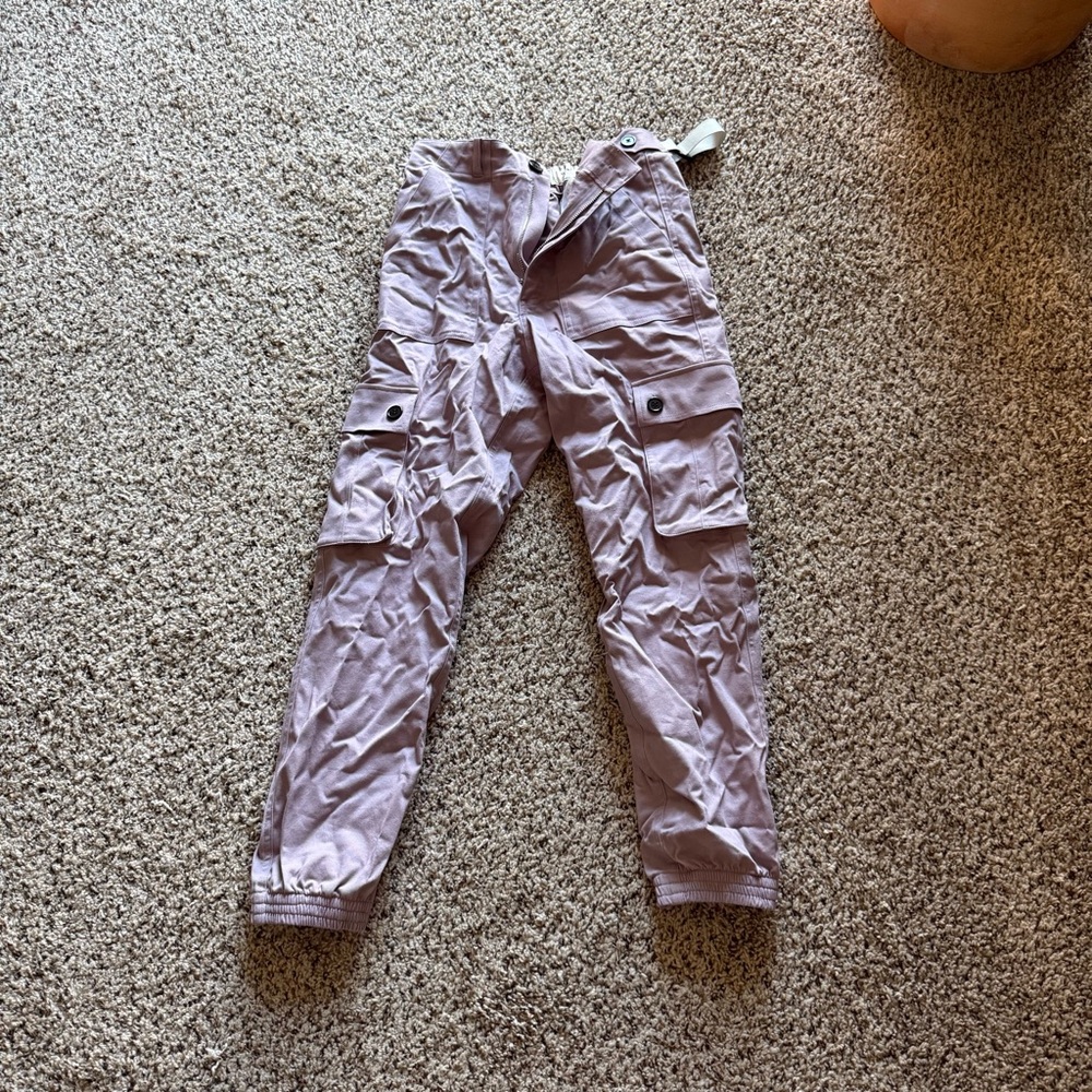 Women's Purple Cargo Joggers